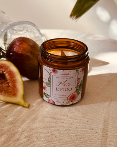 Vela Figo e Flor - 100g