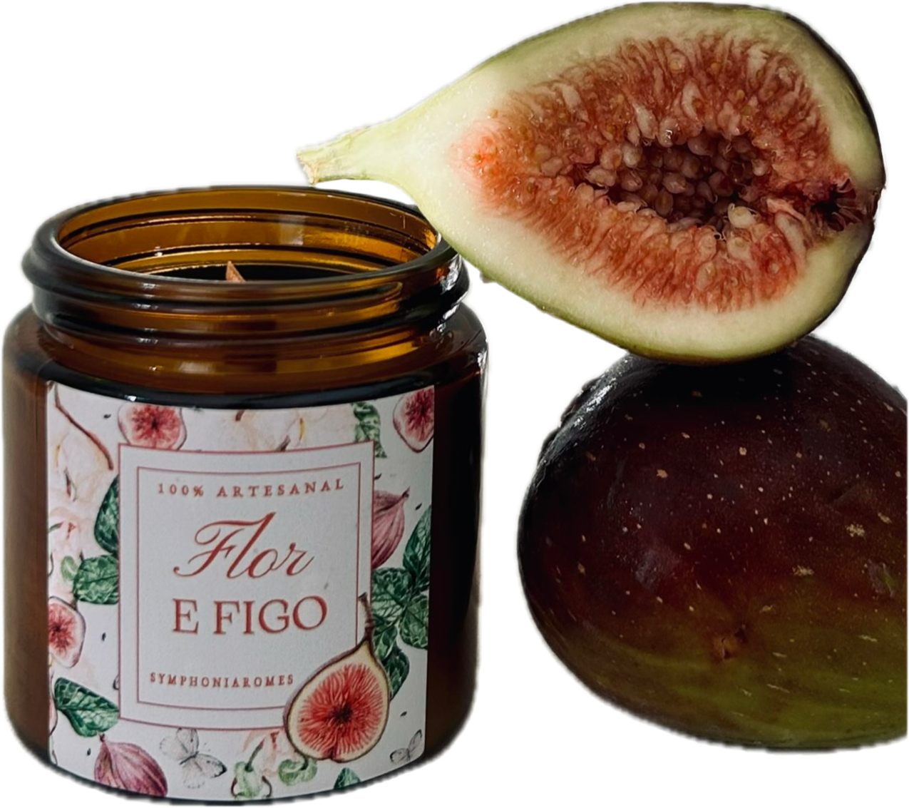 Vela Figo e Flor - 100g