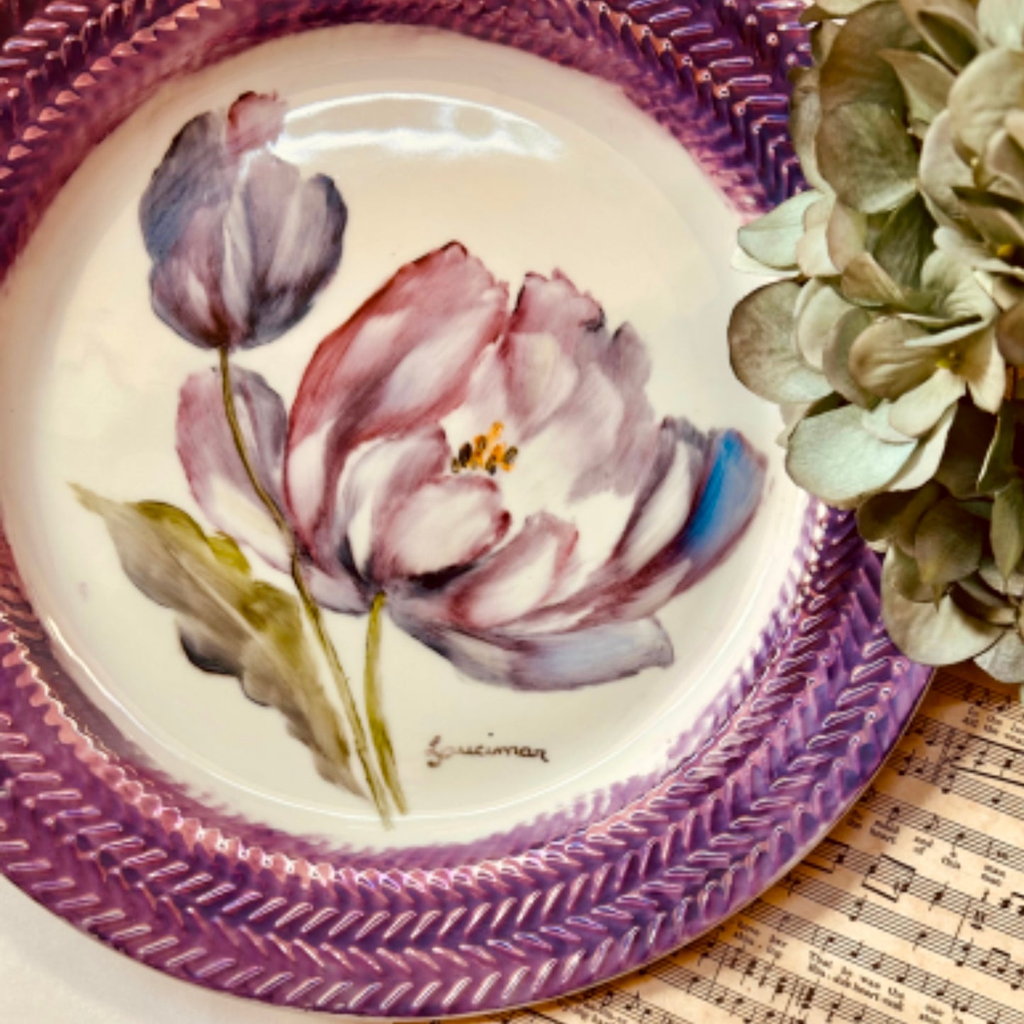 Prato de Porcelana - Lilac