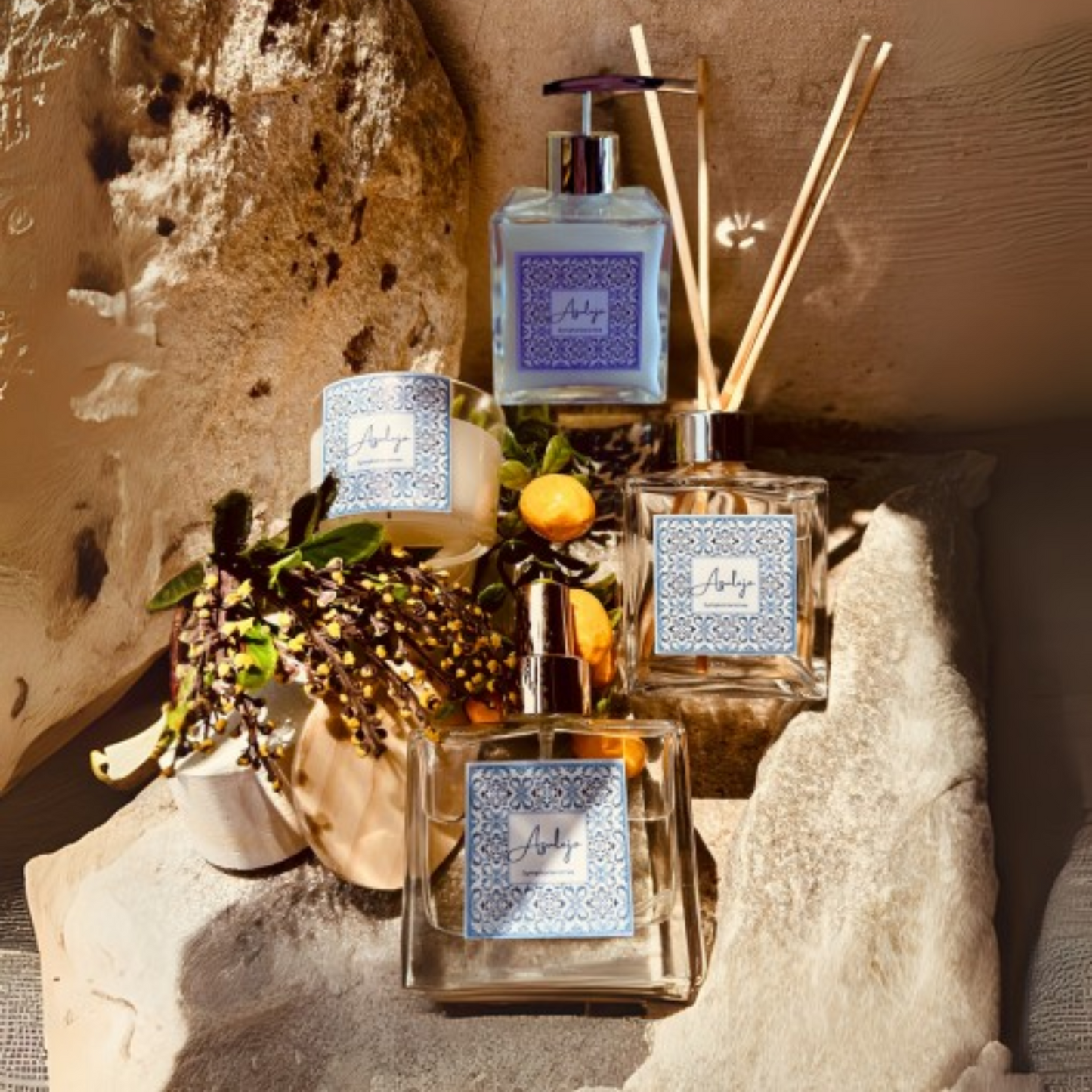 Vela Aromática Azulejo - 110g