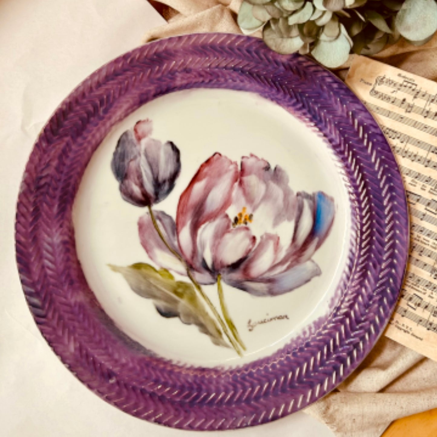 Prato de Porcelana - Lilac