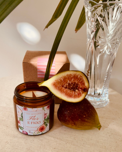 Vela Figo e Flor - 100g