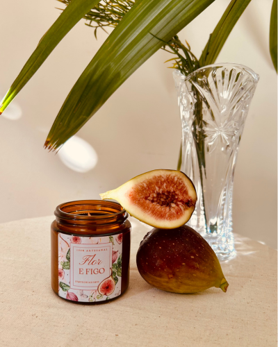 Vela Figo e Flor - 100g