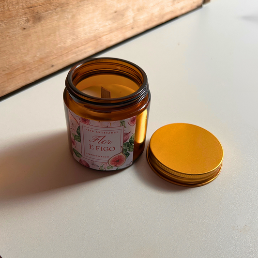 Vela Figo e Flor - 100g