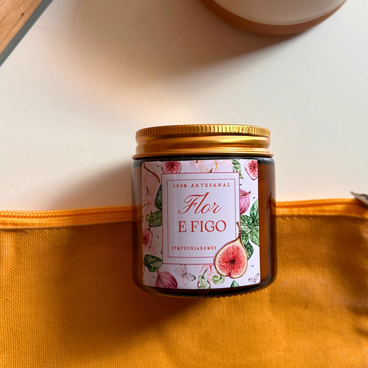 Vela Figo e Flor - 100g