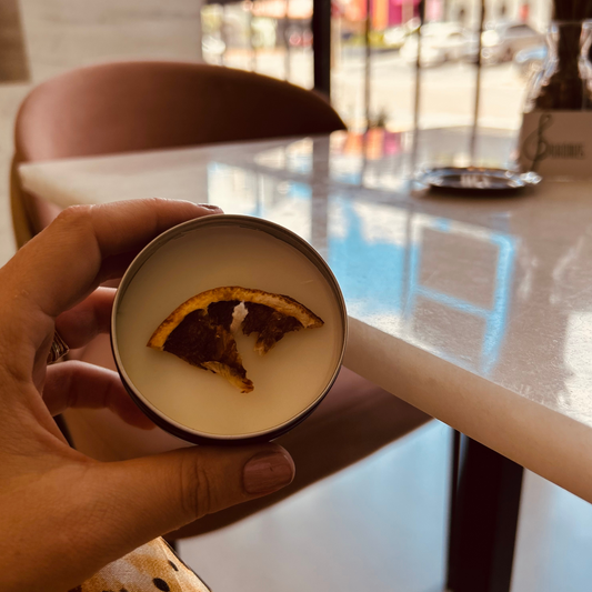 Vela Chocolate com Laranja - 35g