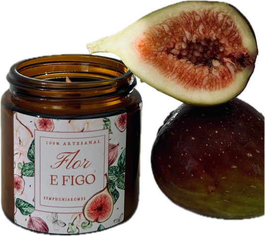 Vela Figo e Flor - 100g