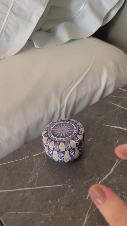 Vela  Mandala Azul - 50g
